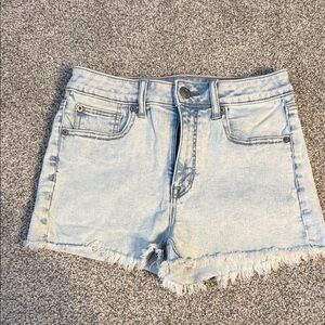 Light Blue Denim Women Shorts